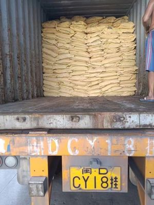 700-1000kg/M3 순수 멜라민 분유 C3H6N6 25 킬로그램 / 백 패키지