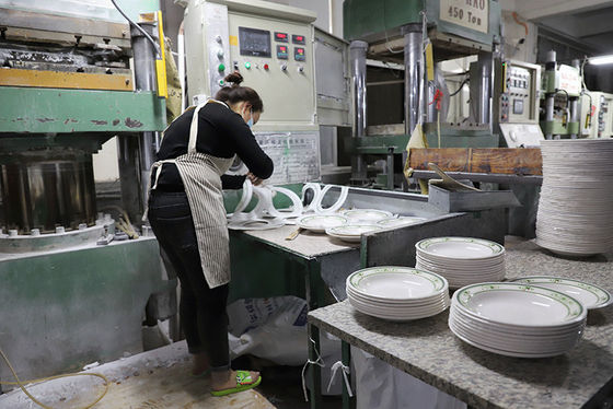 멜라민 식기류를 위한 가루 10Kg/Bag에 글레이즈를 바르는 비 유독한 100% 하얀 멜라민