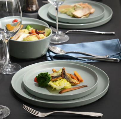 깨지지 않는 멜라민 식기 세트 식기 세이프 BPA 무료 Sage