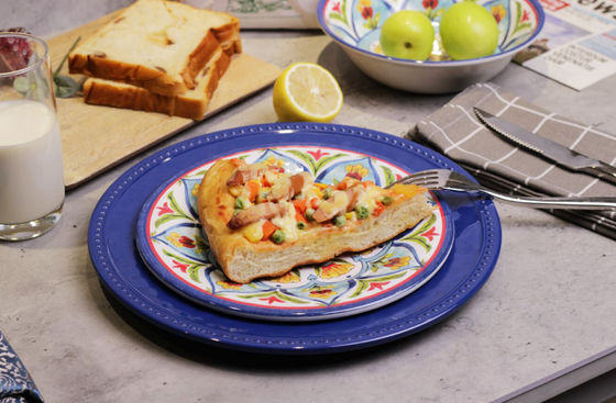 멜라민 식기 세트, 4인용 접시 12개 세트, 접시 및 그릇 세트 야외 식기류, 식기세척기 사용 가능 BPA 무함유(Re