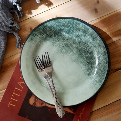 gufaith 6명용 메라민 접시 세트, 6대 메라민 식기 세트, 야외 식기 접시, 메라민 식기, 접시