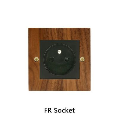 편리한 와이파이 모듈 고형 나무 조명 스위치 패널 10A 16A 110v-250v 86*86mm